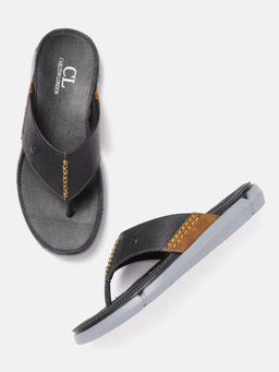 Carlton London - Solid Black Sandals